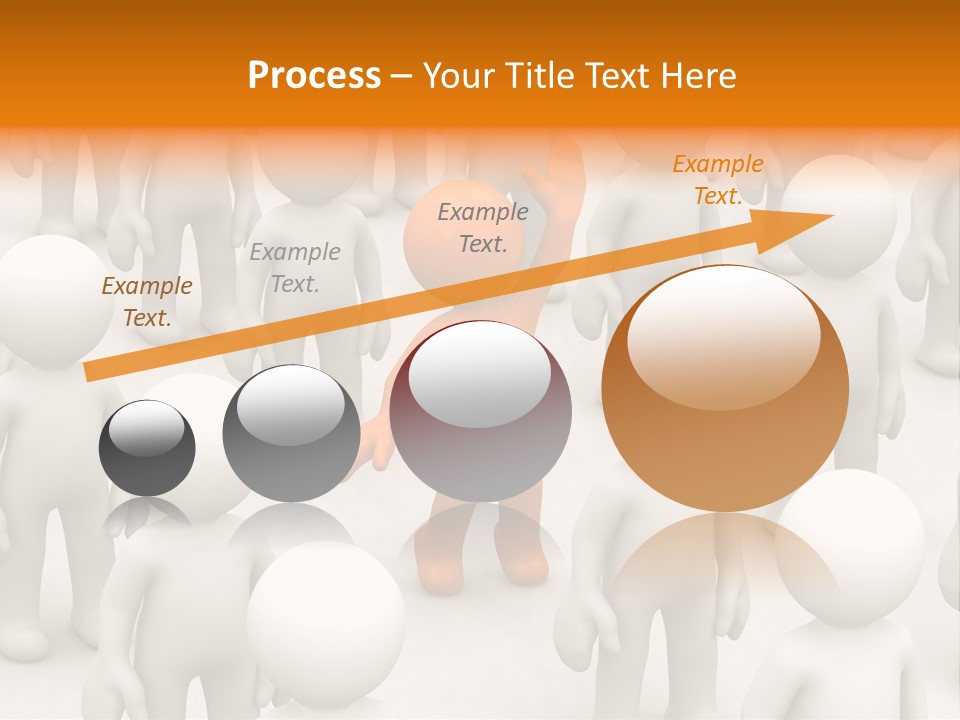 A Group Of People Standing In Front Of Each Other PowerPoint Template