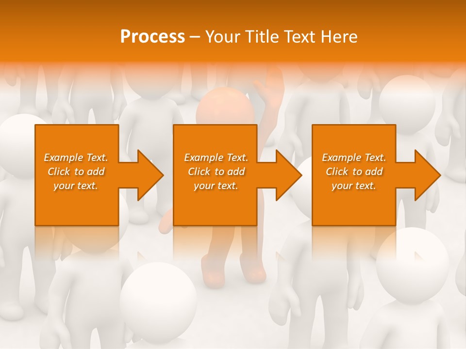 A Group Of People Standing In Front Of Each Other PowerPoint Template