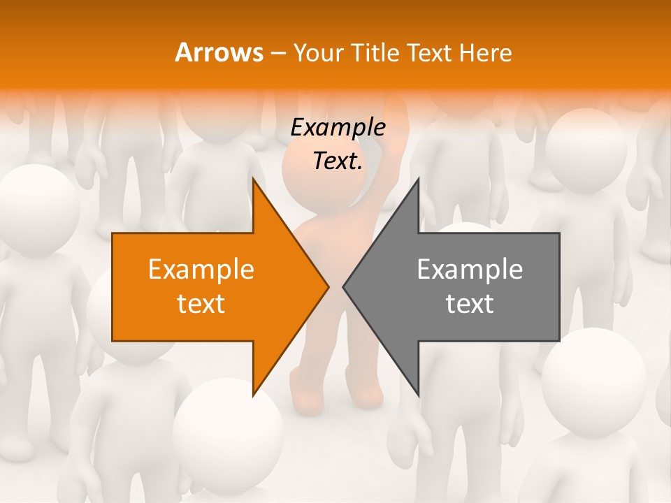 A Group Of People Standing In Front Of Each Other PowerPoint Template