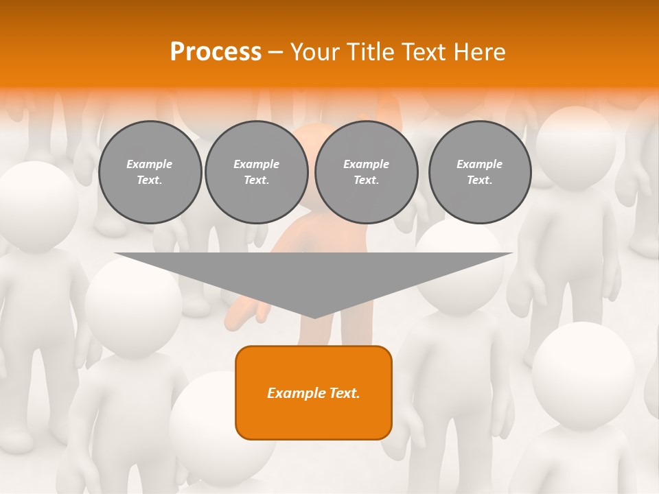 A Group Of People Standing In Front Of Each Other PowerPoint Template
