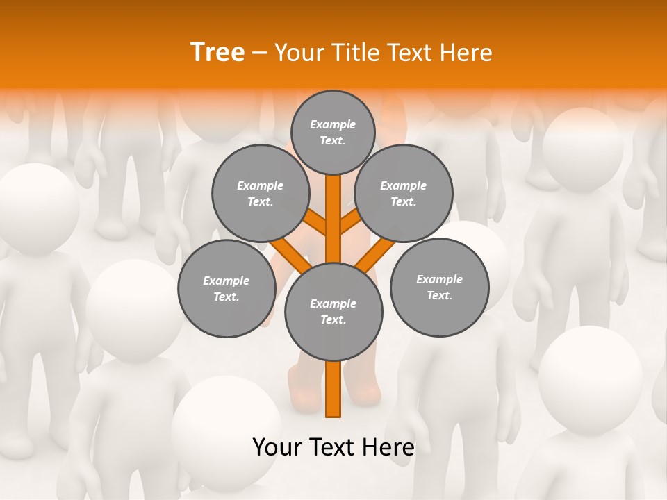 A Group Of People Standing In Front Of Each Other PowerPoint Template