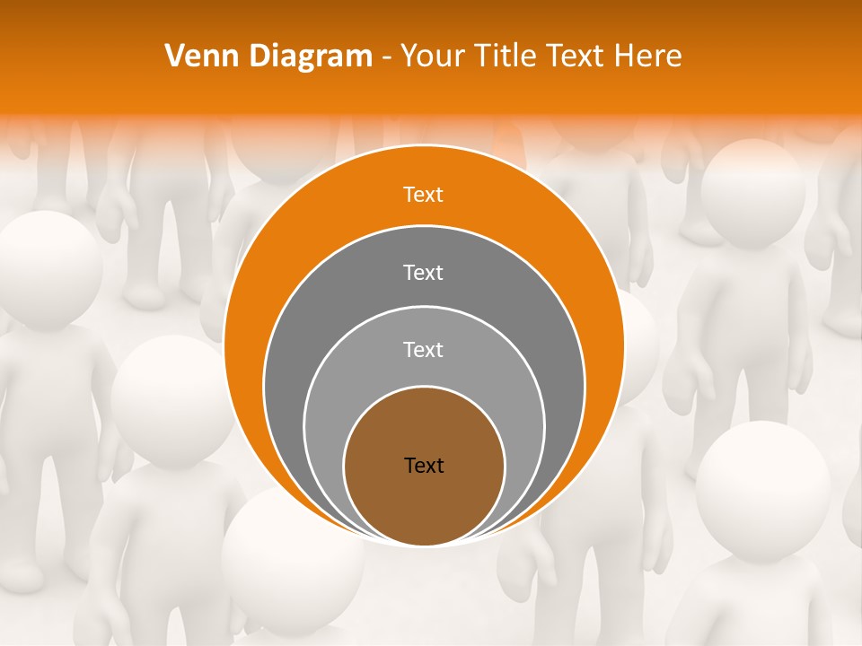 A Group Of People Standing In Front Of Each Other PowerPoint Template