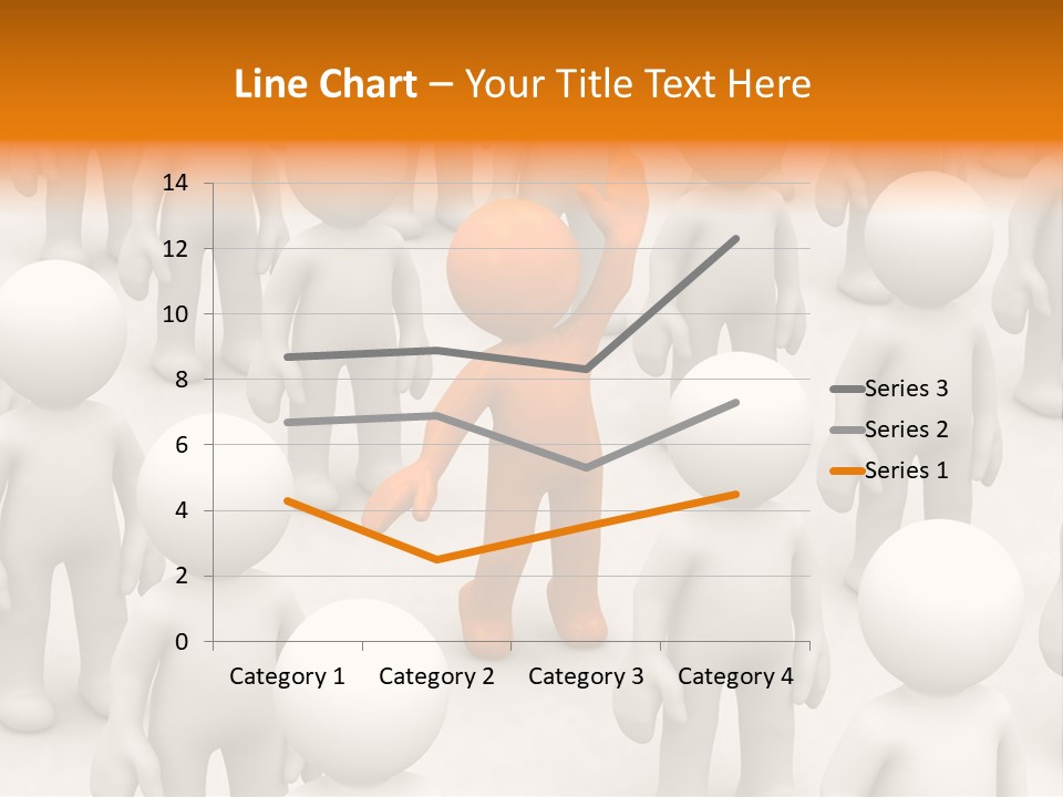 A Group Of People Standing In Front Of Each Other PowerPoint Template