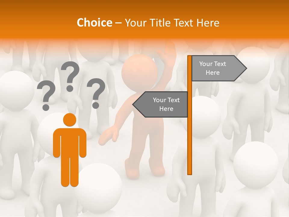 A Group Of People Standing In Front Of Each Other PowerPoint Template