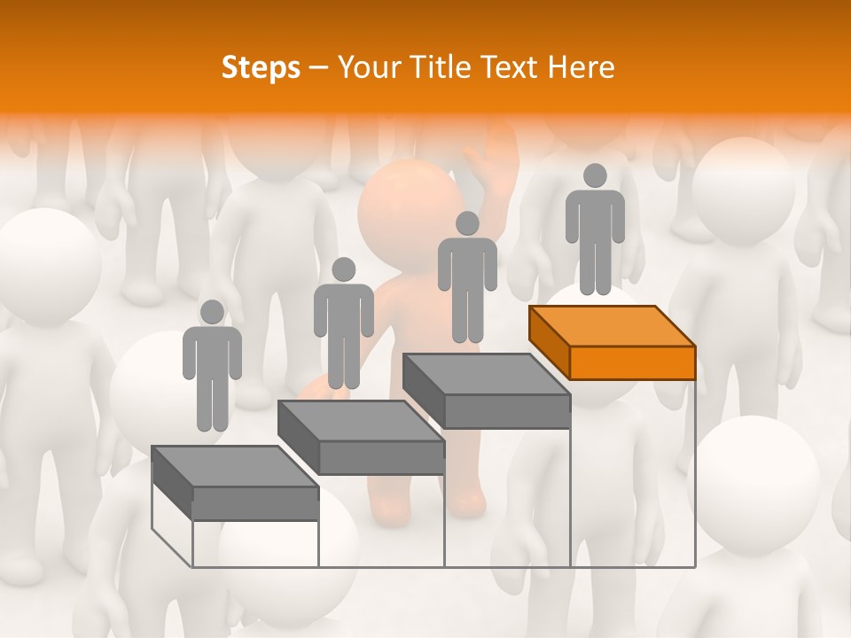 A Group Of People Standing In Front Of Each Other PowerPoint Template