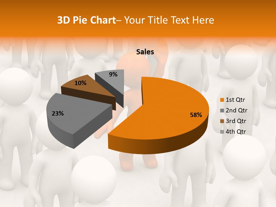 A Group Of People Standing In Front Of Each Other PowerPoint Template