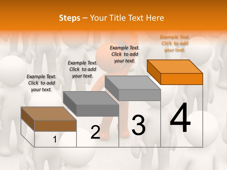 A Group Of People Standing In Front Of Each Other PowerPoint Template