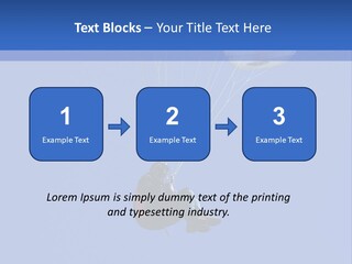 Paragliding In The Dolomites, Italy PowerPoint Template