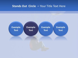 Paragliding In The Dolomites, Italy PowerPoint Template