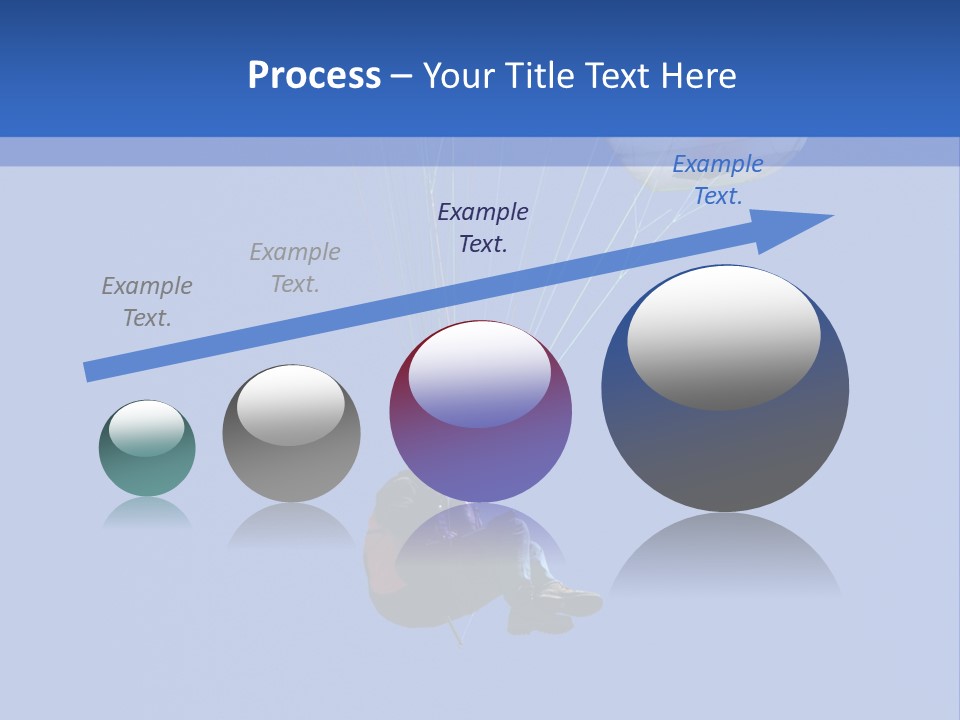 Paragliding In The Dolomites, Italy PowerPoint Template