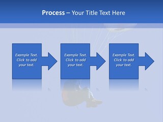 Paragliding In The Dolomites, Italy PowerPoint Template