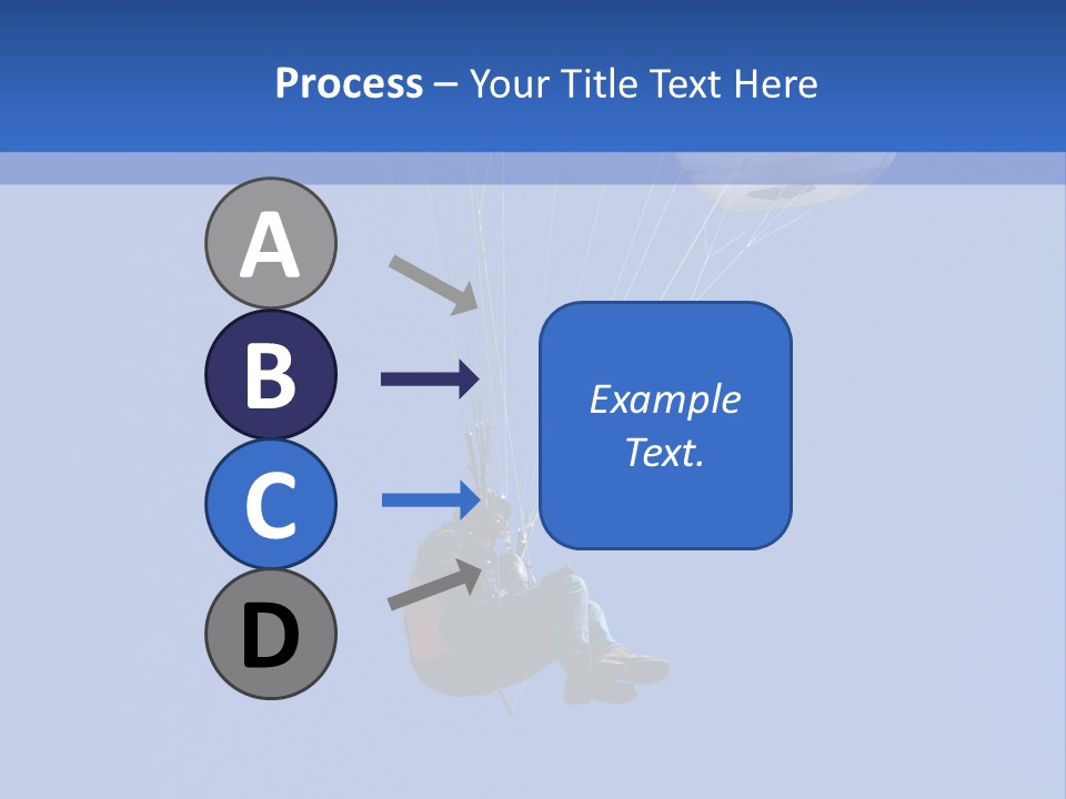 Paragliding In The Dolomites, Italy PowerPoint Template