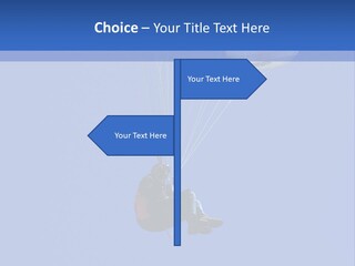 Paragliding In The Dolomites, Italy PowerPoint Template
