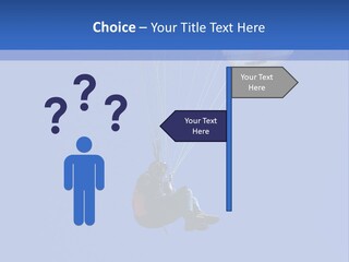 Paragliding In The Dolomites, Italy PowerPoint Template