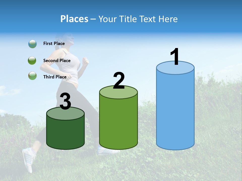 Green Leaves, Shallow Focus PowerPoint Template