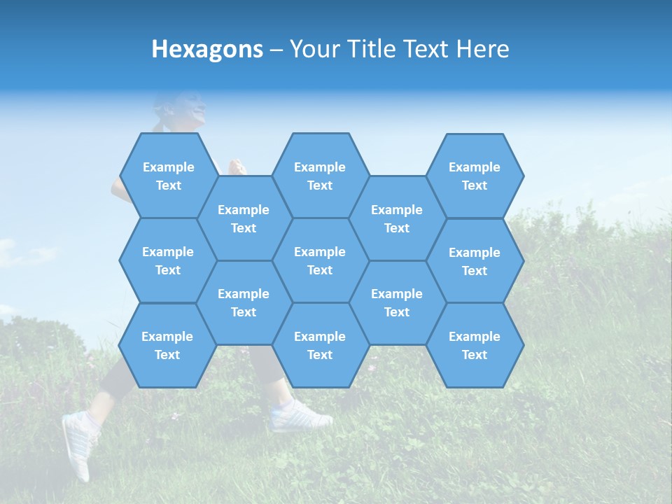 Green Leaves, Shallow Focus PowerPoint Template