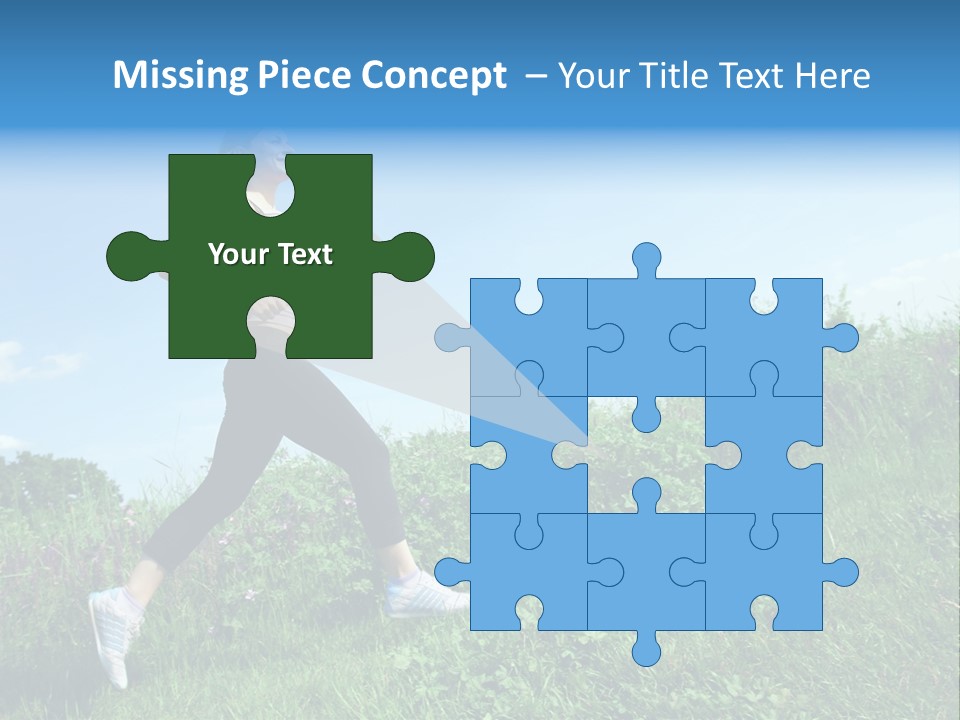 Green Leaves, Shallow Focus PowerPoint Template