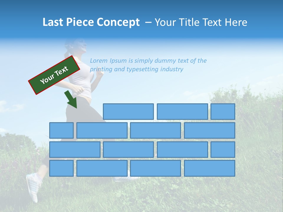 Green Leaves, Shallow Focus PowerPoint Template