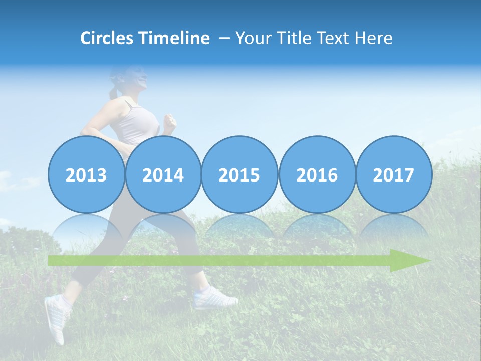 Green Leaves, Shallow Focus PowerPoint Template