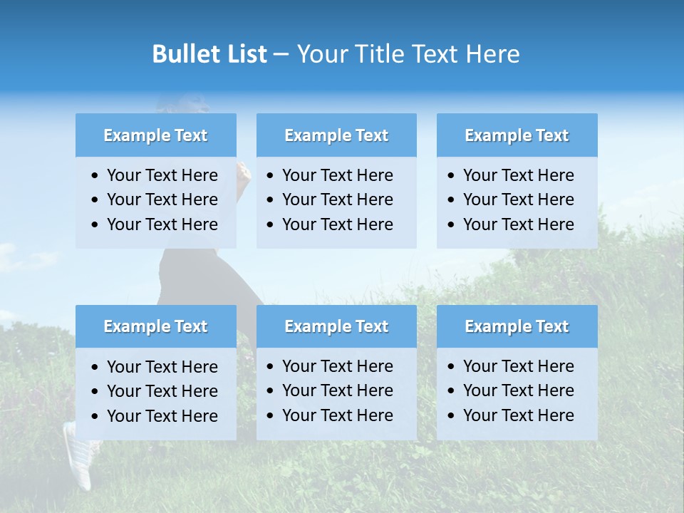 Green Leaves, Shallow Focus PowerPoint Template