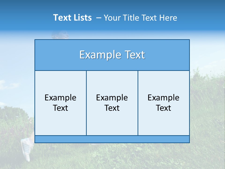 Green Leaves, Shallow Focus PowerPoint Template