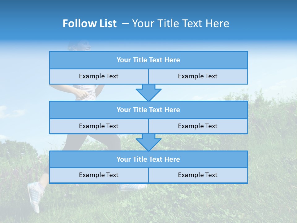 Green Leaves, Shallow Focus PowerPoint Template