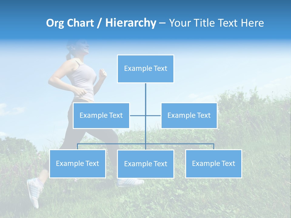 Green Leaves, Shallow Focus PowerPoint Template