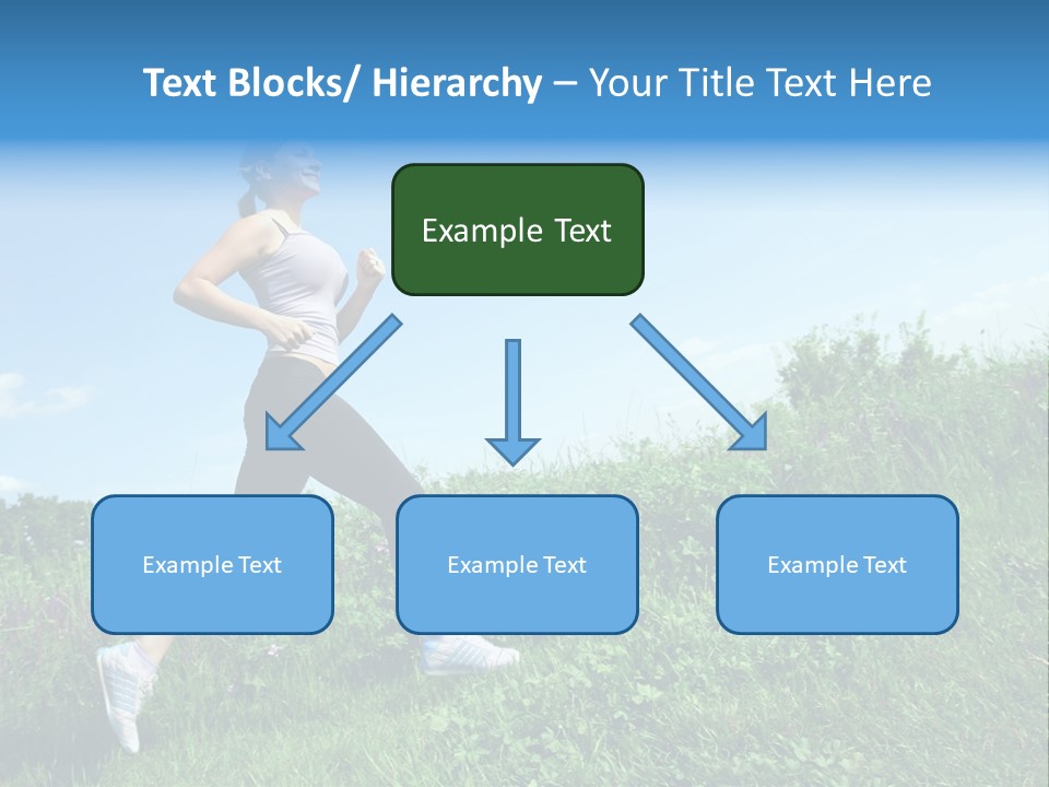 Green Leaves, Shallow Focus PowerPoint Template