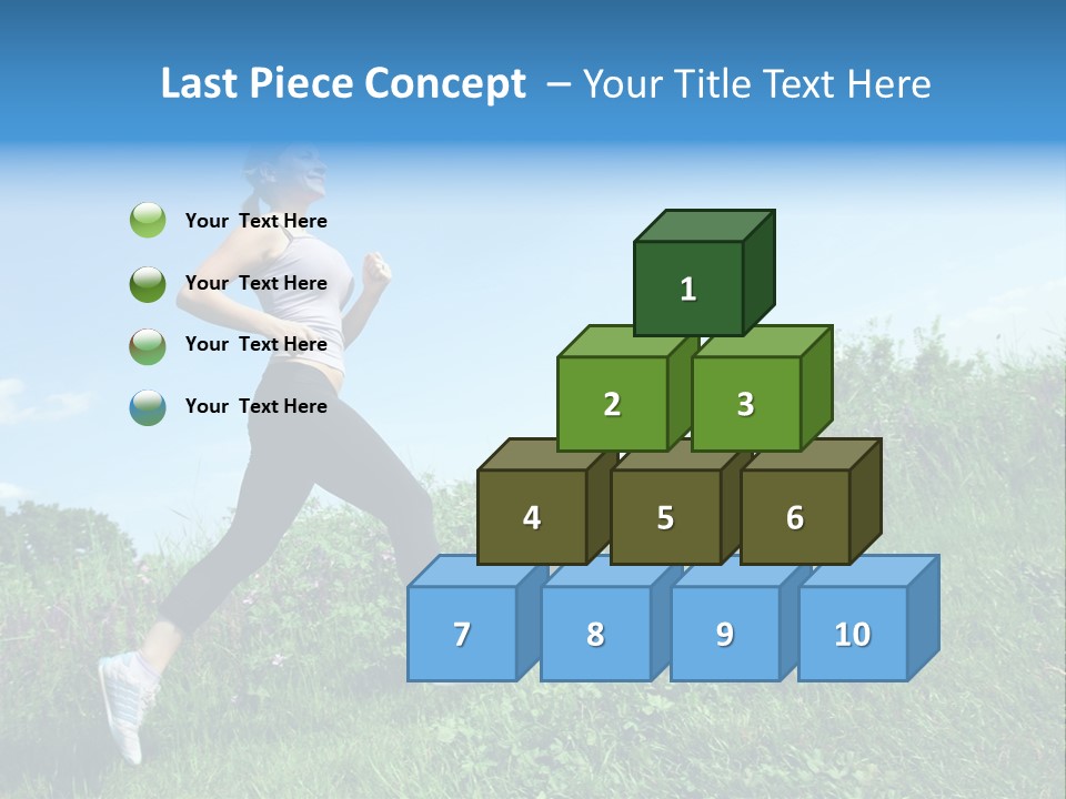 Green Leaves, Shallow Focus PowerPoint Template