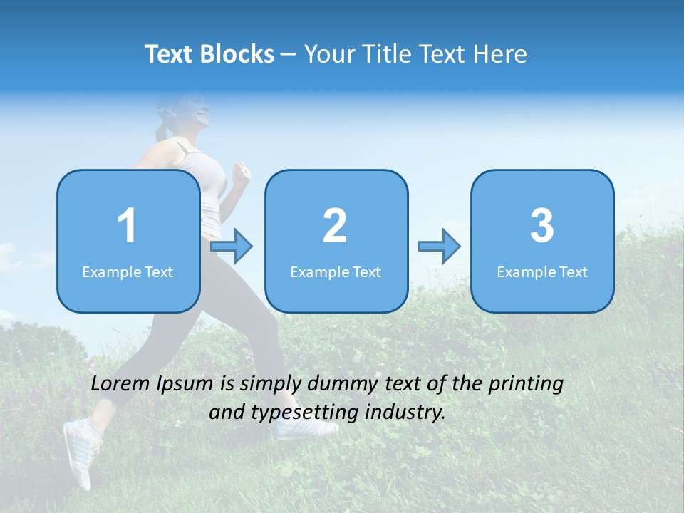 Green Leaves, Shallow Focus PowerPoint Template