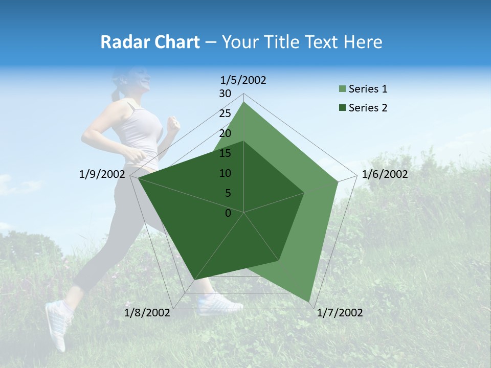 Green Leaves, Shallow Focus PowerPoint Template