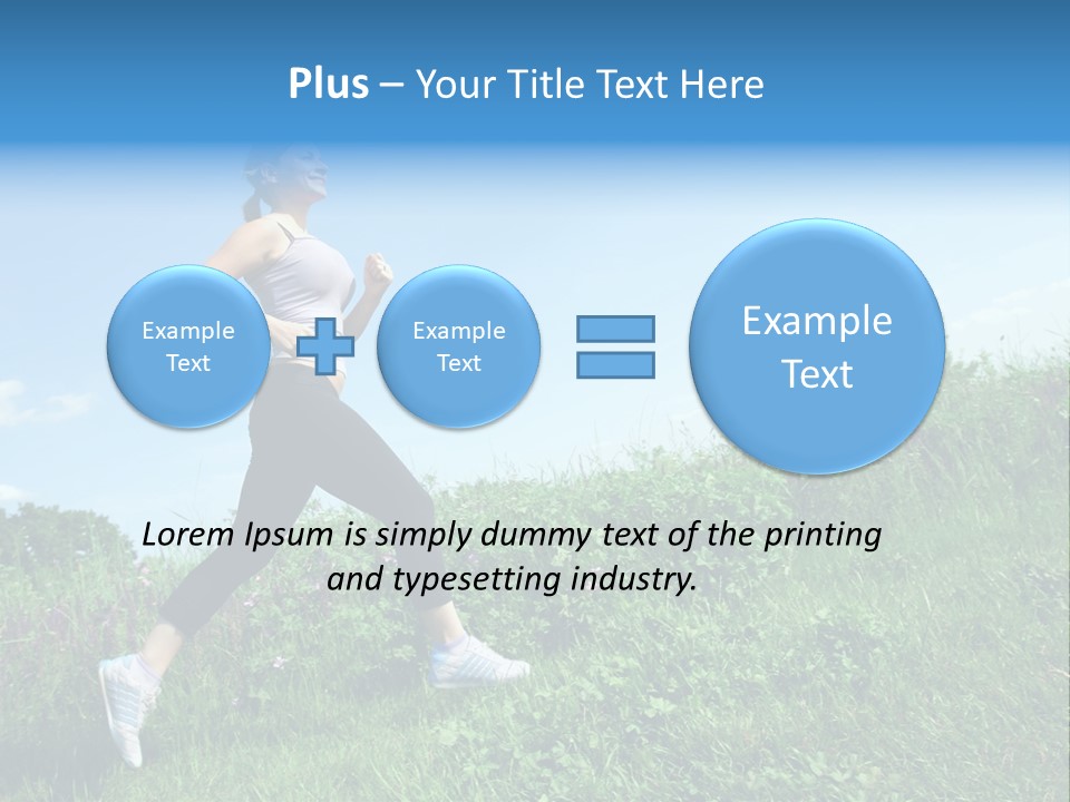 Green Leaves, Shallow Focus PowerPoint Template