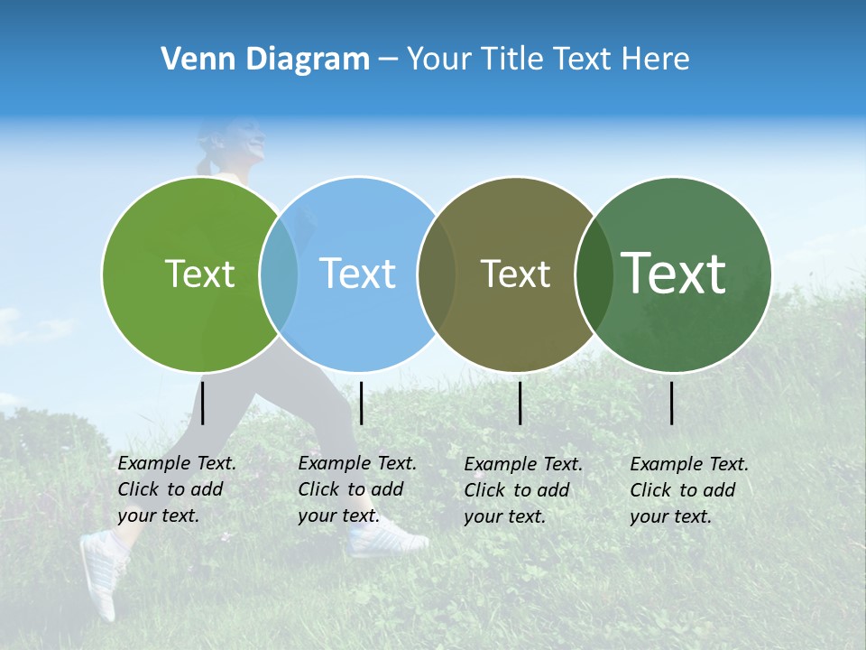 Green Leaves, Shallow Focus PowerPoint Template