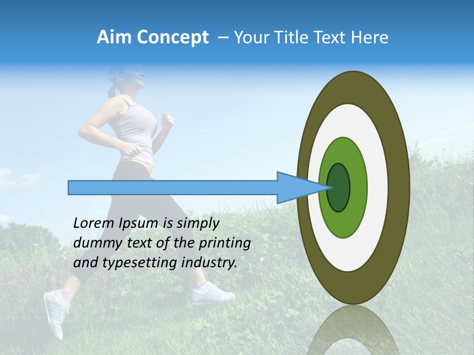 Green Leaves, Shallow Focus PowerPoint Template