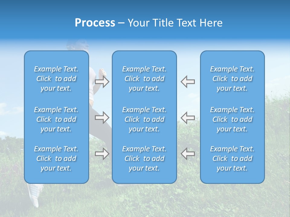 Green Leaves, Shallow Focus PowerPoint Template