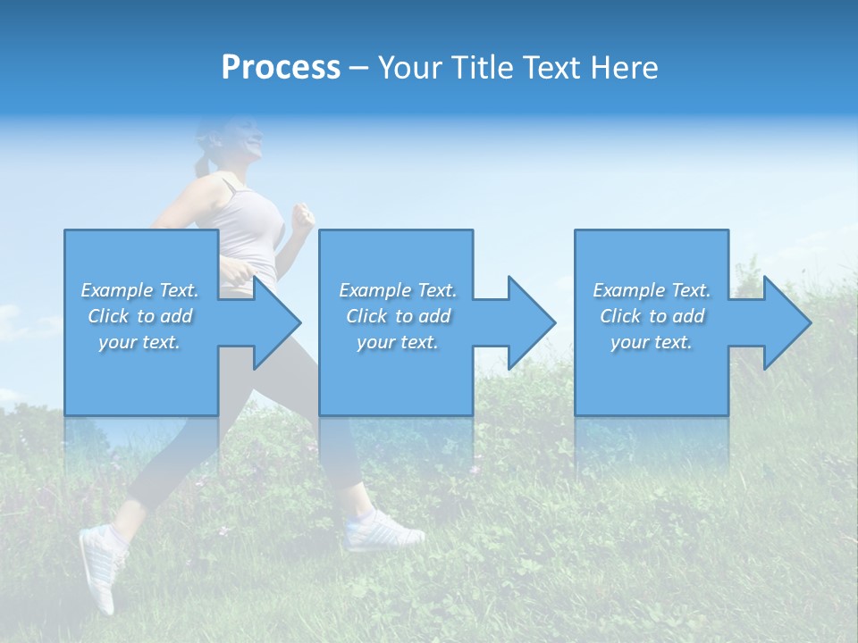 Green Leaves, Shallow Focus PowerPoint Template