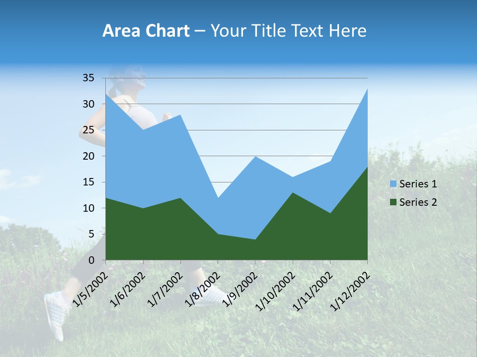 Green Leaves, Shallow Focus PowerPoint Template