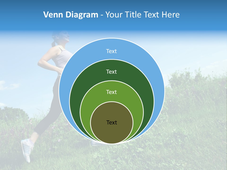 Green Leaves, Shallow Focus PowerPoint Template