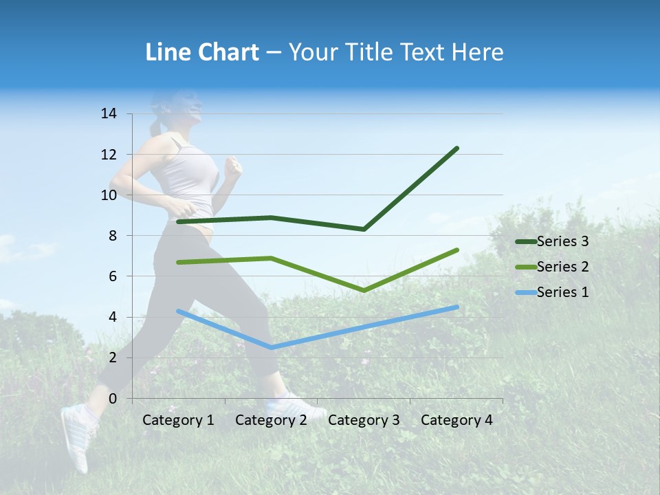 Green Leaves, Shallow Focus PowerPoint Template