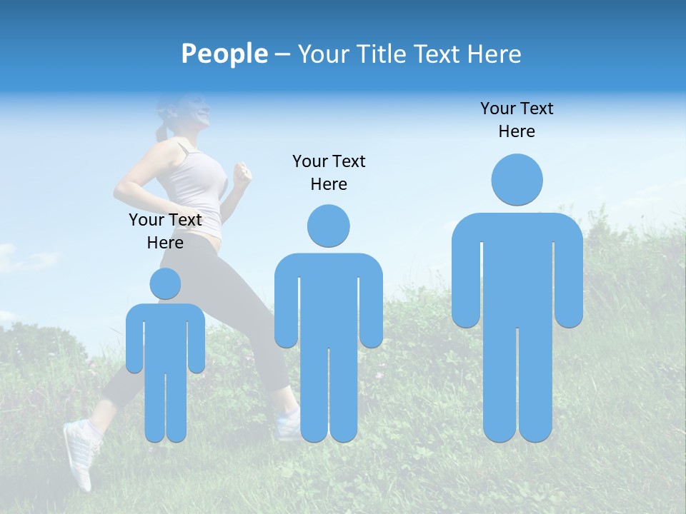 Green Leaves, Shallow Focus PowerPoint Template