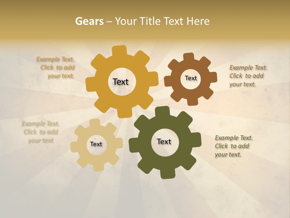 Great Old Grunge Paper Texture(Special F/X,All Art Elements And Prints Made By Me ) PowerPoint Template