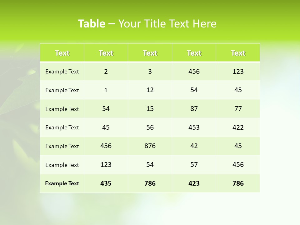 A Green Leaf Is Hanging From A Tree PowerPoint Template