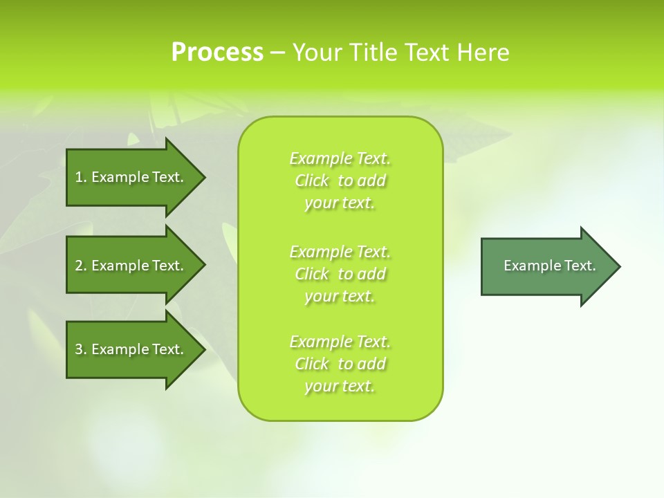 A Green Leaf Is Hanging From A Tree PowerPoint Template