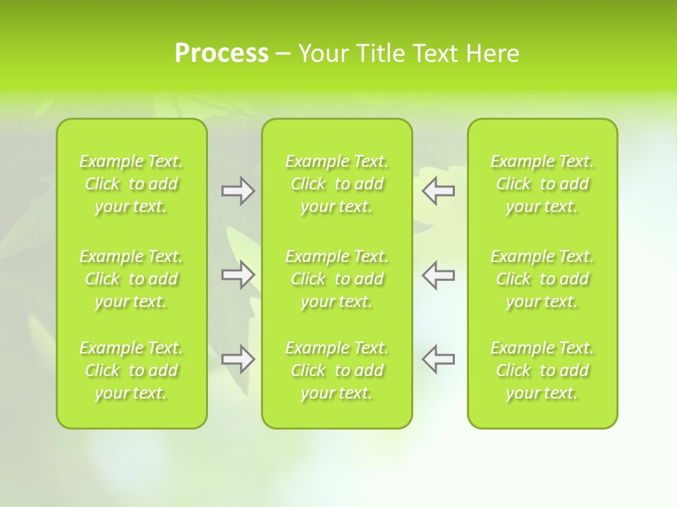 A Green Leaf Is Hanging From A Tree PowerPoint Template