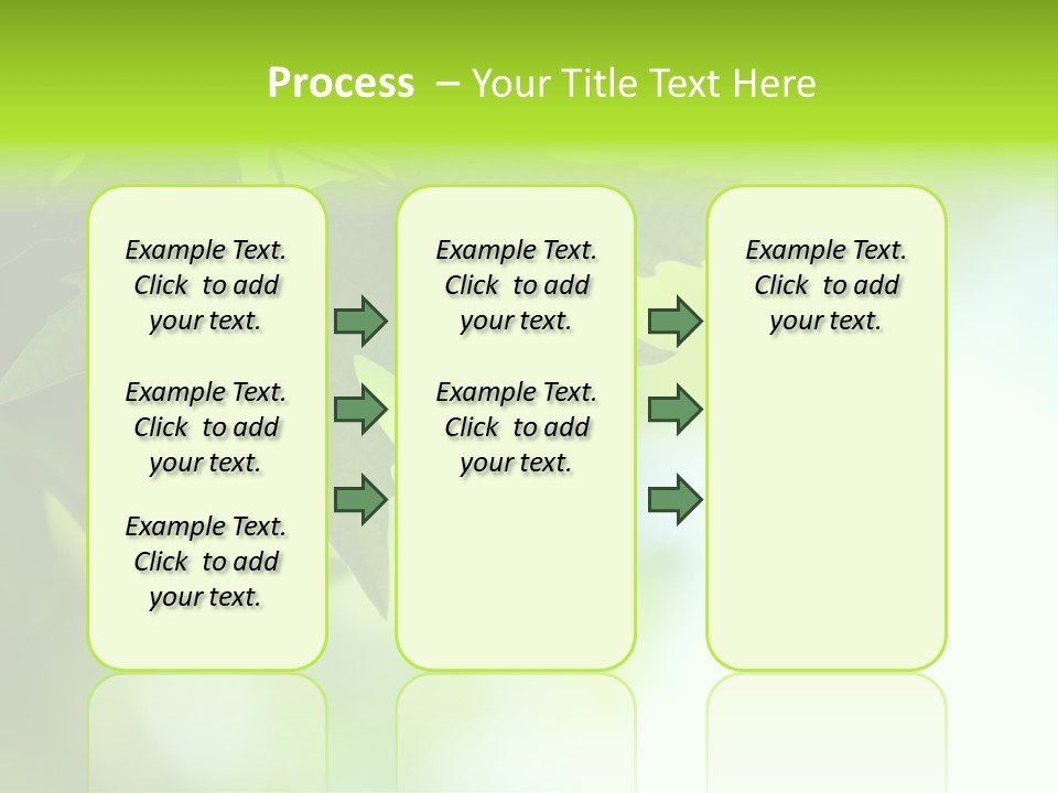 A Green Leaf Is Hanging From A Tree PowerPoint Template
