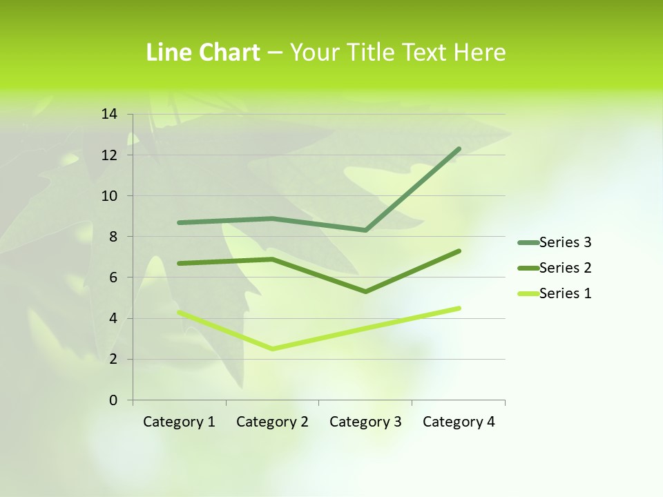 A Green Leaf Is Hanging From A Tree PowerPoint Template