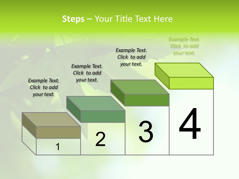 A Green Leaf Is Hanging From A Tree PowerPoint Template