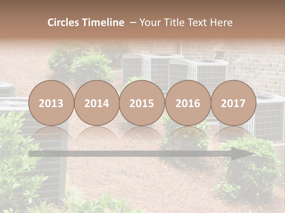 Residential Air Conditioning Units For A Large Home. Environmental Control. PowerPoint Template