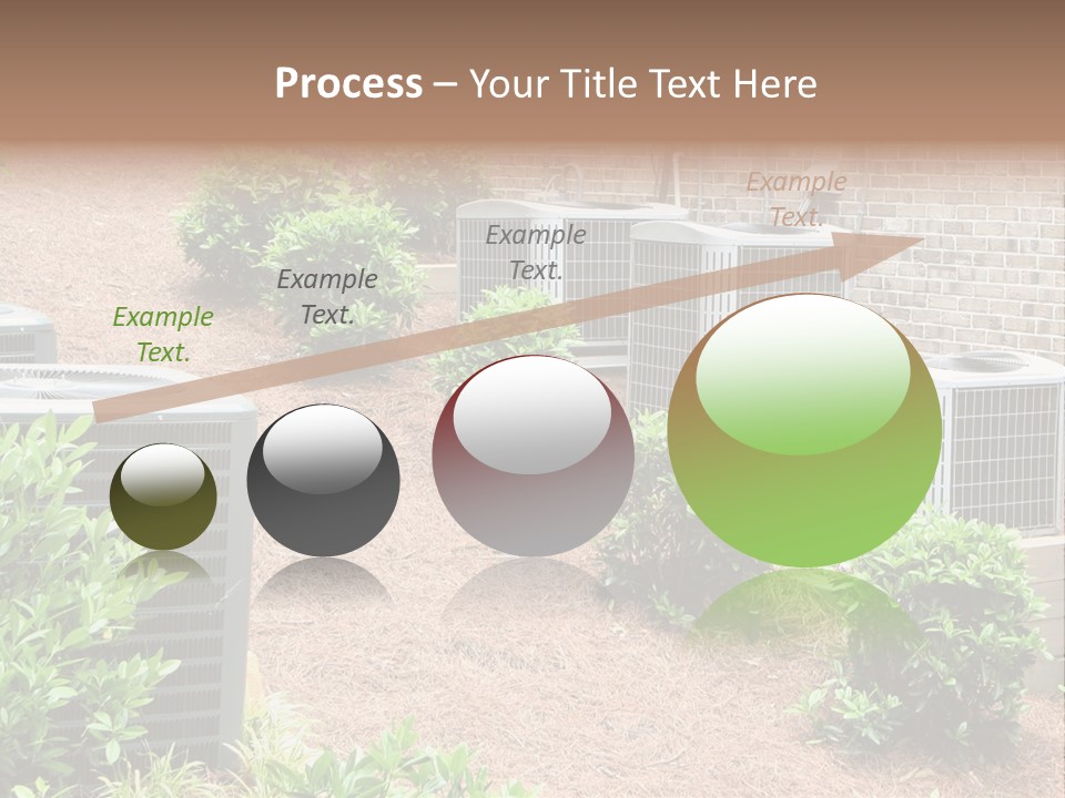 Residential Air Conditioning Units For A Large Home. Environmental Control. PowerPoint Template