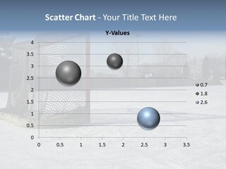 Outdoor Hockey Net PowerPoint Template